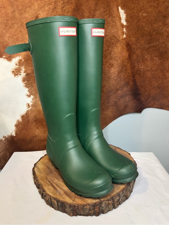 Hunter Shoes - Hunter Original Tall Rain Boots Green Women’s US 7 / EU 38 Waterproof Wellies